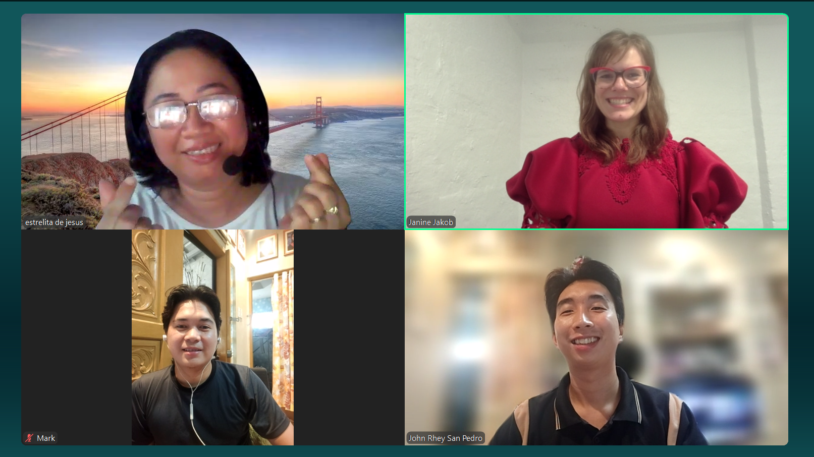 Full Potential Partners founder, coaches and trainers meeting as a global team