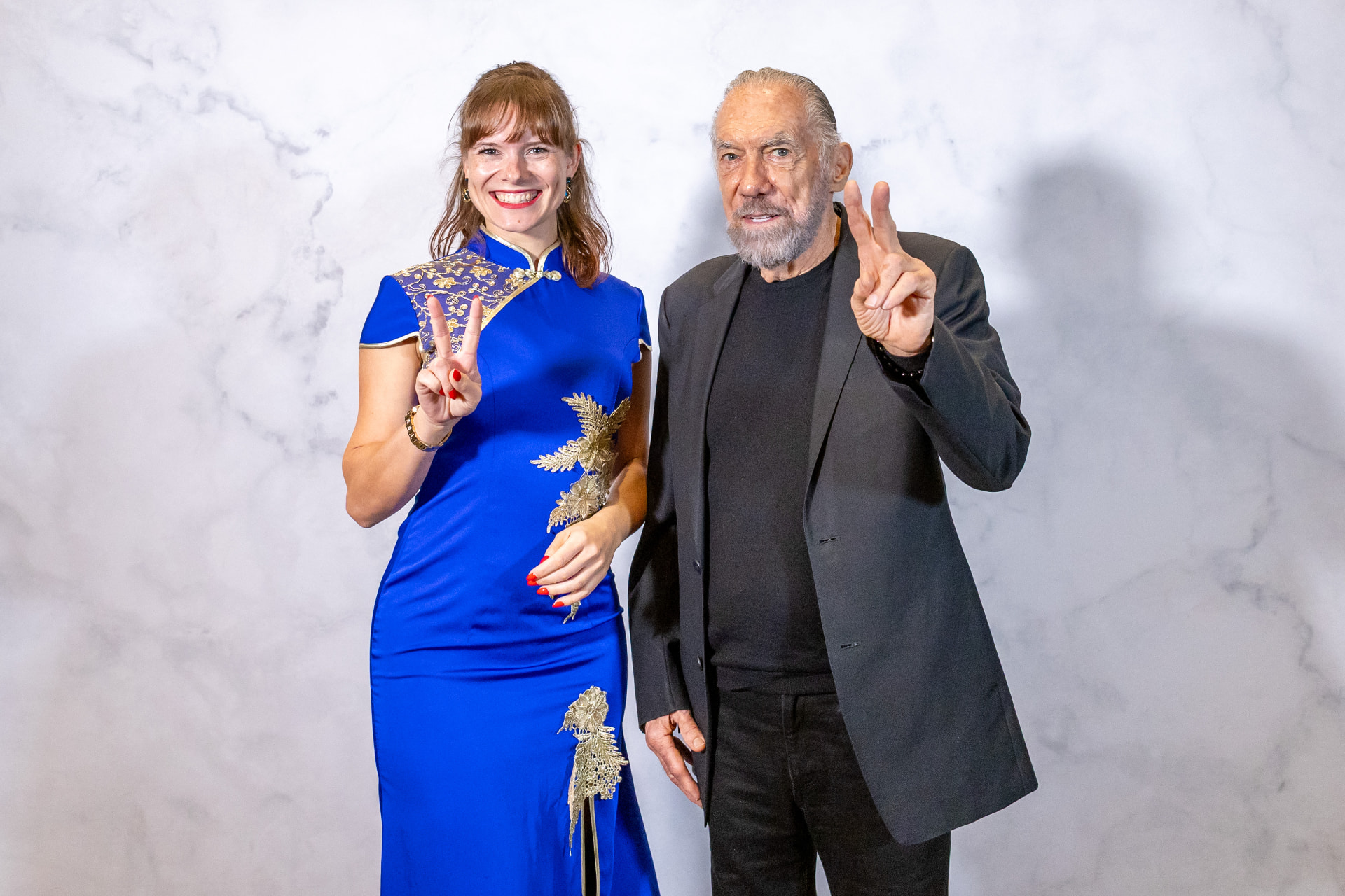 Janine Jakob with entrepreneur John Paul DeJoria